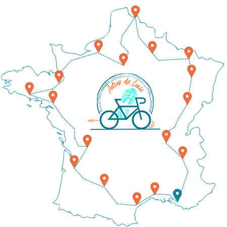 Carte de son Tour de France